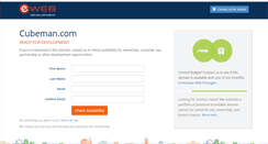 Desktop Screenshot of cubeman.com